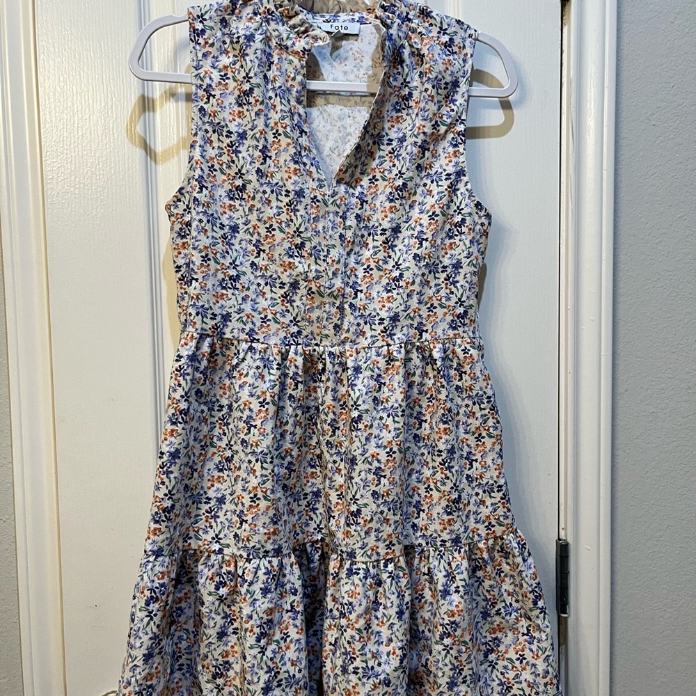 Floral Sleeveless Women’s Dress